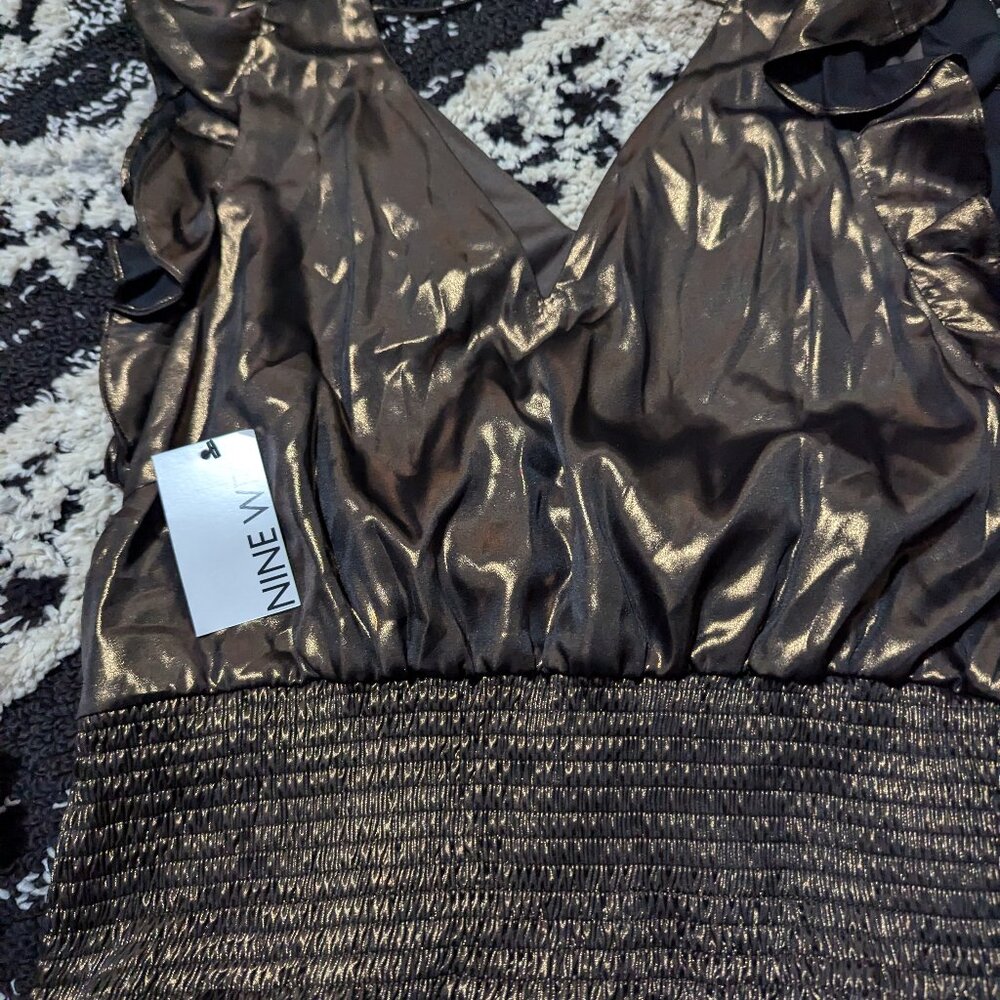 Nine West Metallic Blouse